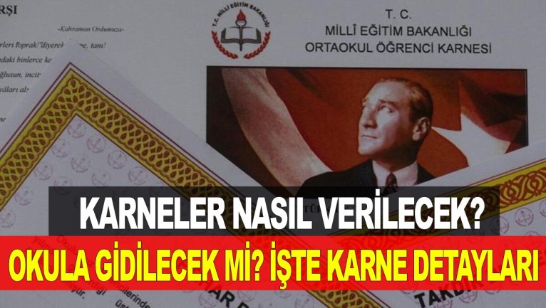 Öğrencilere Karne Nasıl ve Ne zaman verilecek? Okula Gidilecek mi? Ziya Selçuk açıkladı