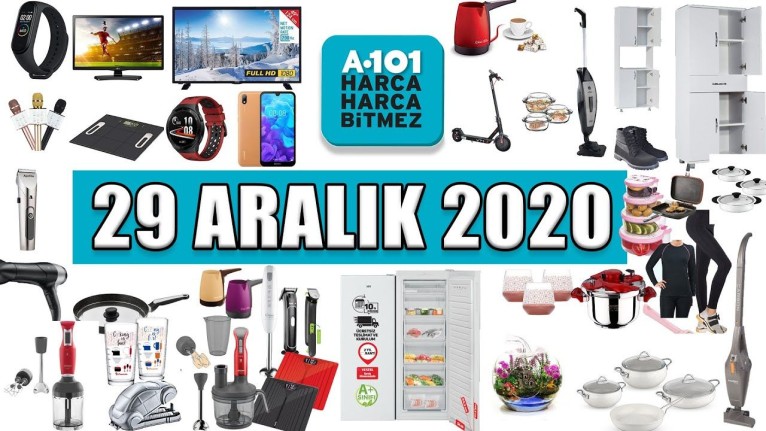 A101 29 Aralık 2020 Aktüel Kataloğu! İşte Gelecek Ürünler