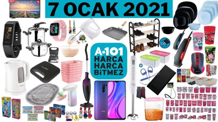 A101 7 Ocak Aktüel Ürün Kataloğu! Elektronik, Mutfak, Spor ve Kadın Ürünlerinde İndirim Var...