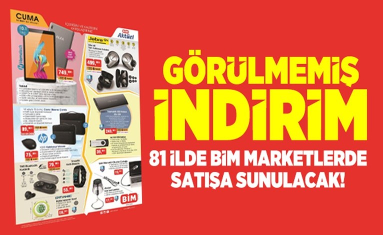 BİM Kampanyayı Duyurdu! Ne A101,Ne Şok Market Böyle İndirim Yapmadı! Bakın Cuma Günü Neler Geliyor